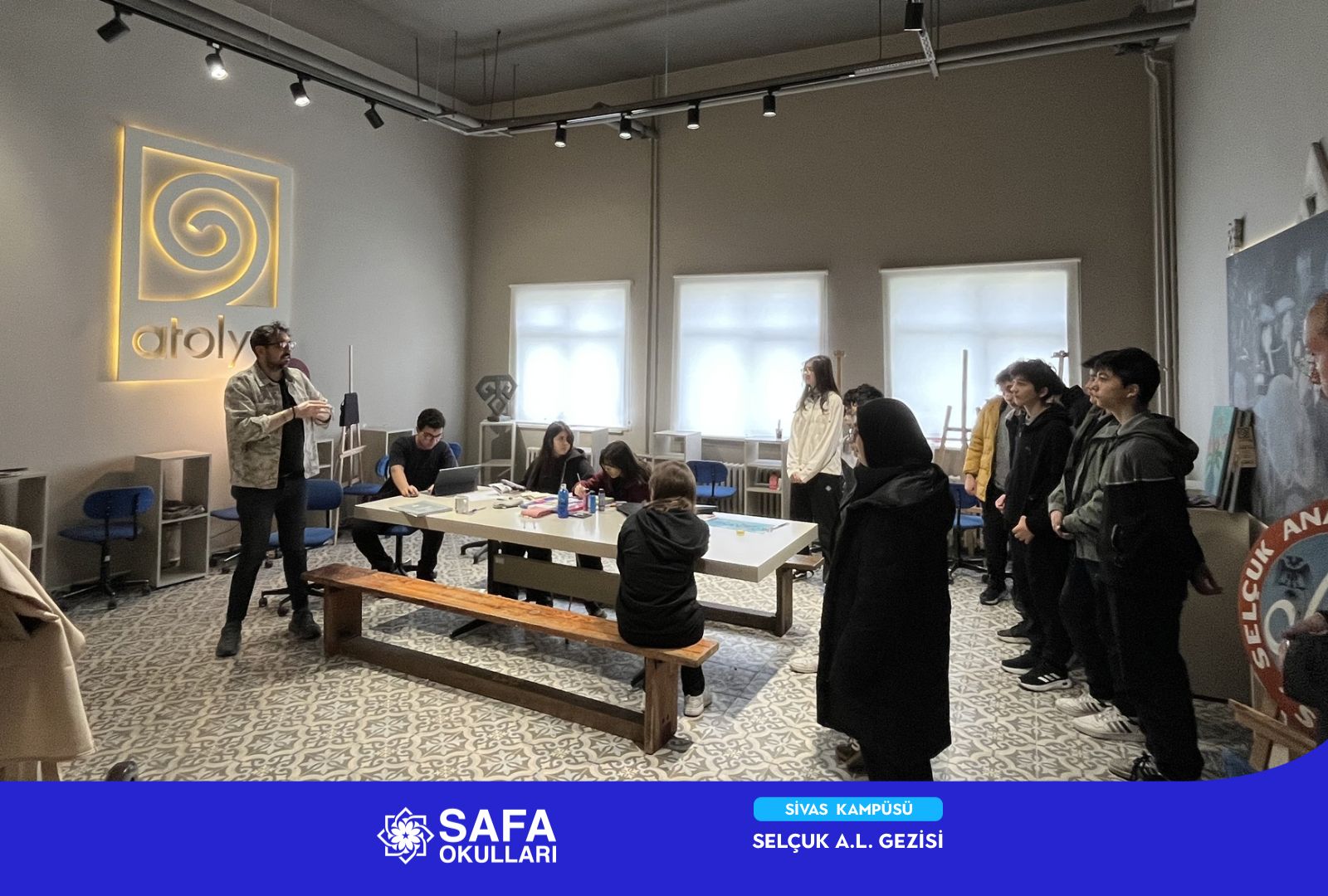 SELÇUK ANADOLU LİSESİ’NE ANLAMLI ZİYARET